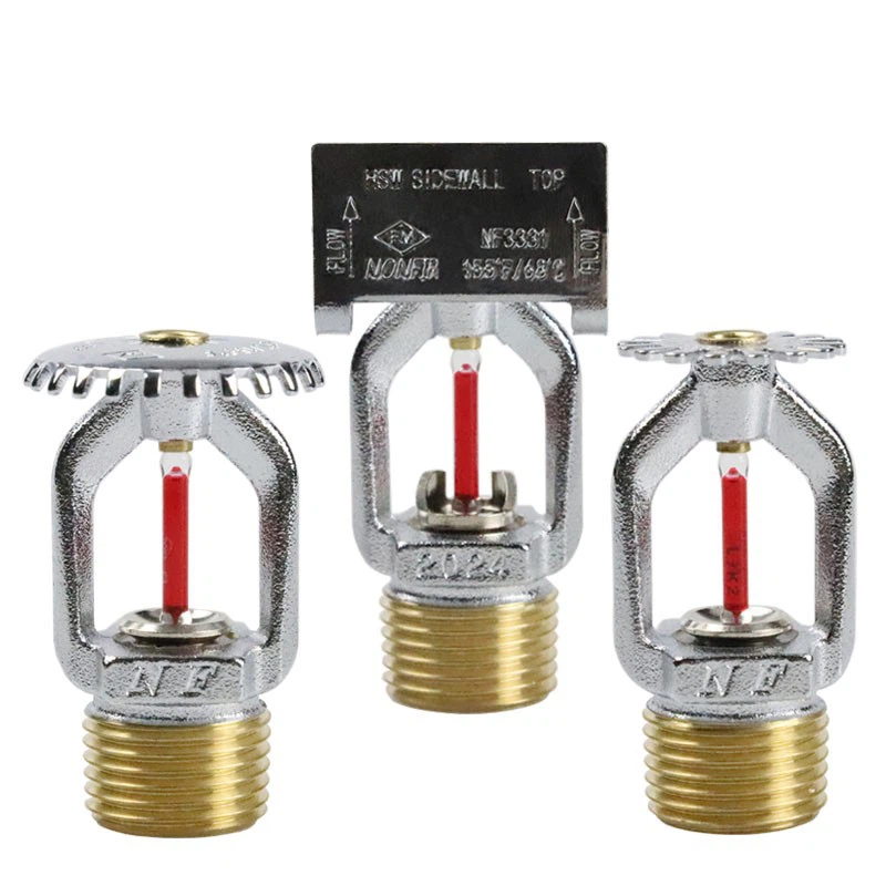 NONFIR Fire Sprinkler 3mm Glass Bulb 68 Degree FM Approved Fire Sprinkler Pendent